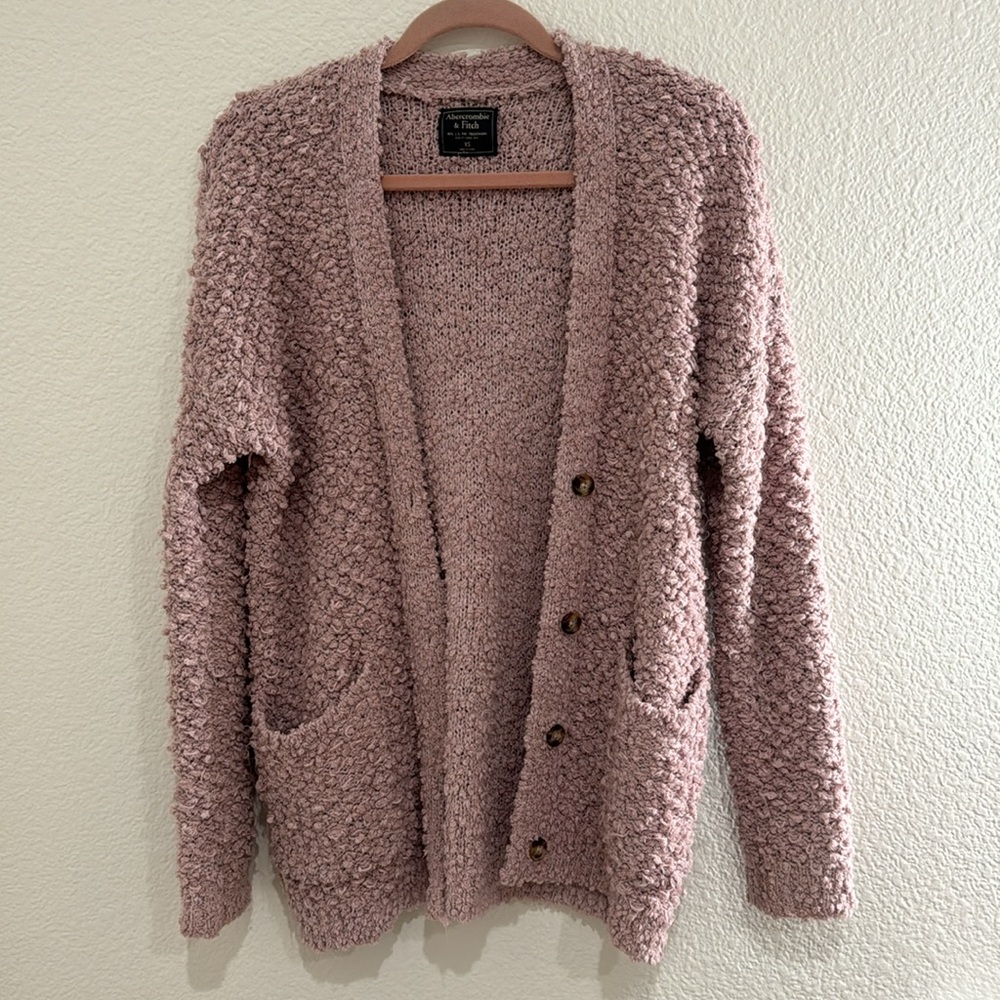 Abercrombie & Fitch Pink Cardigan size XS